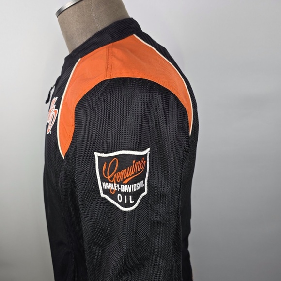 Harley Davidson Cora Mesh Motorcycle Jacket Riding Gear Womens L Outer Shell - Picture 4 of 16